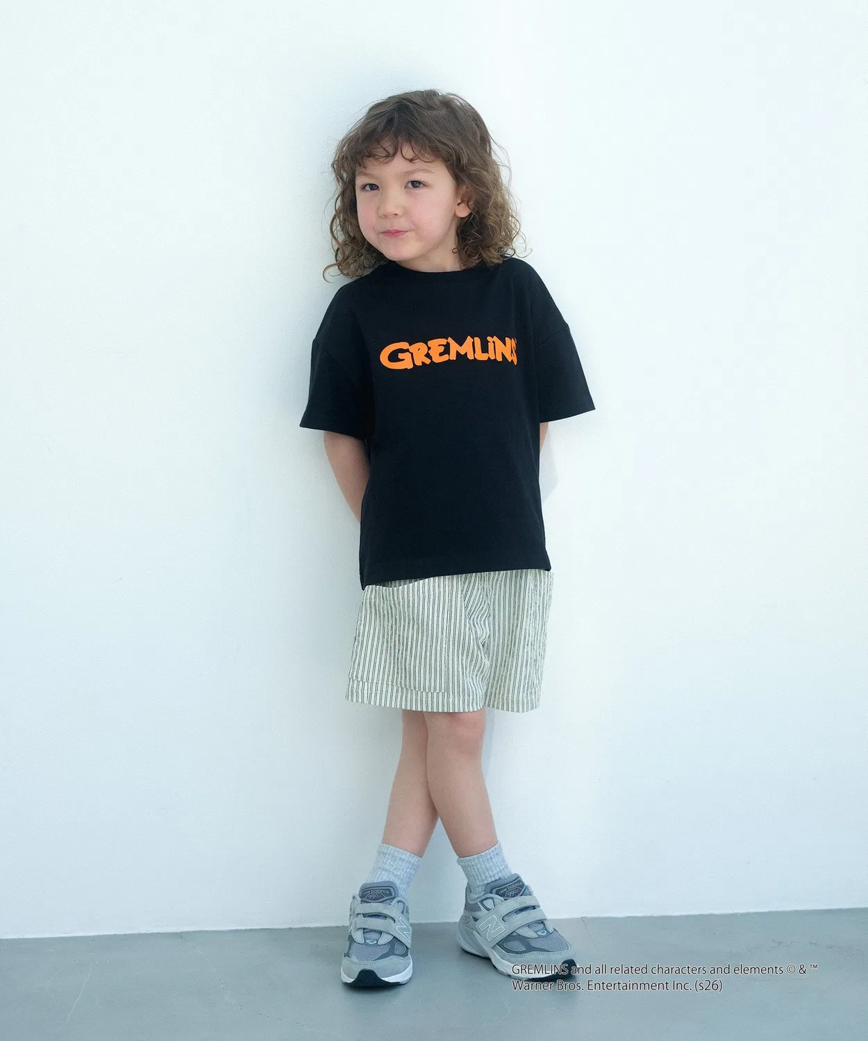 Детская футболка с принтом GREMLiNS green label relaxing, Off White — фото 2