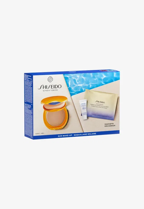 Набор для загара Shiseido с солнцезащитным кремом SPF50+ и маской для глаз, Honey — фото 2