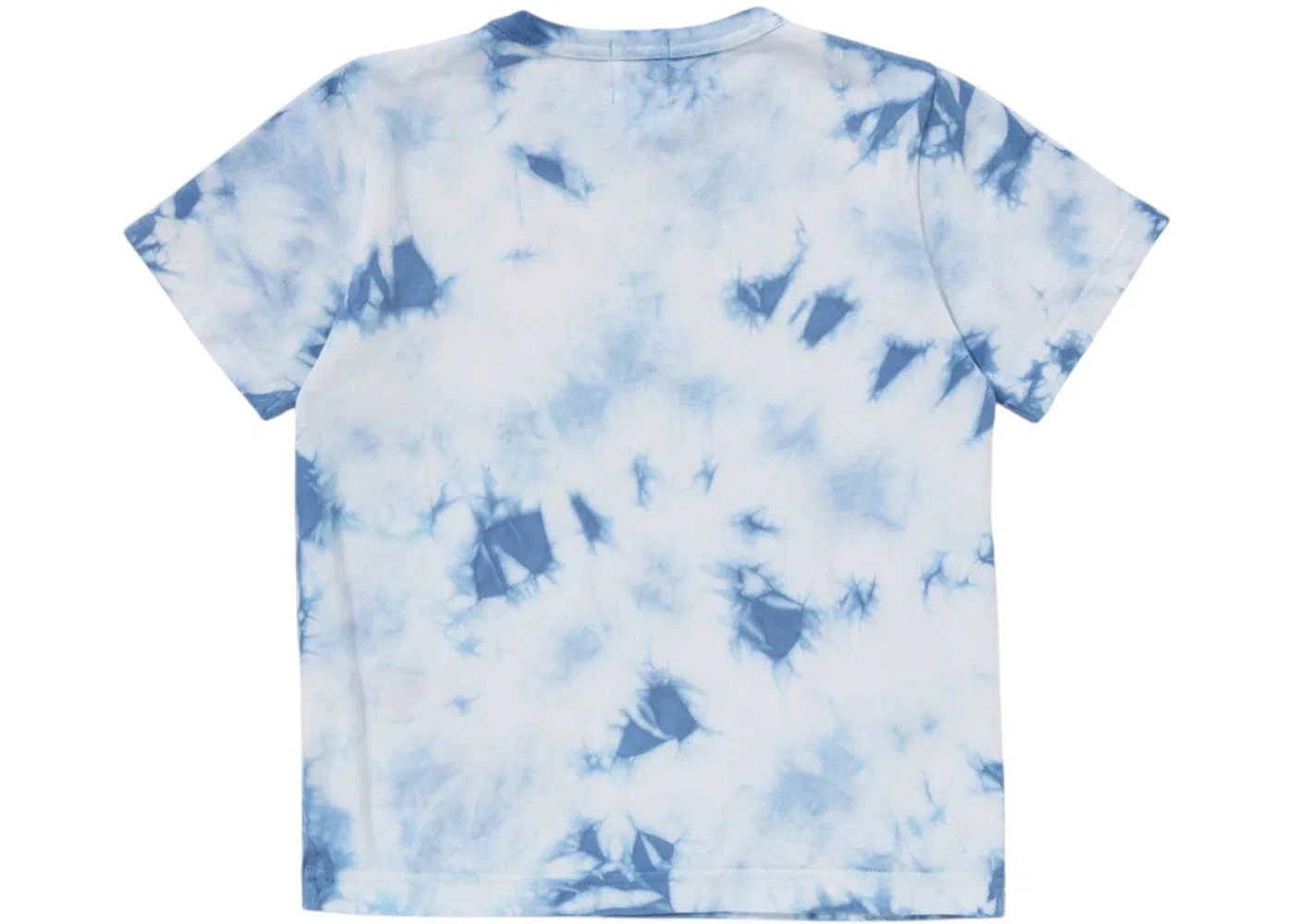 Детская футболка с принтом BAPE Kids Shark Tie Dye Tee, Blue — фото 2