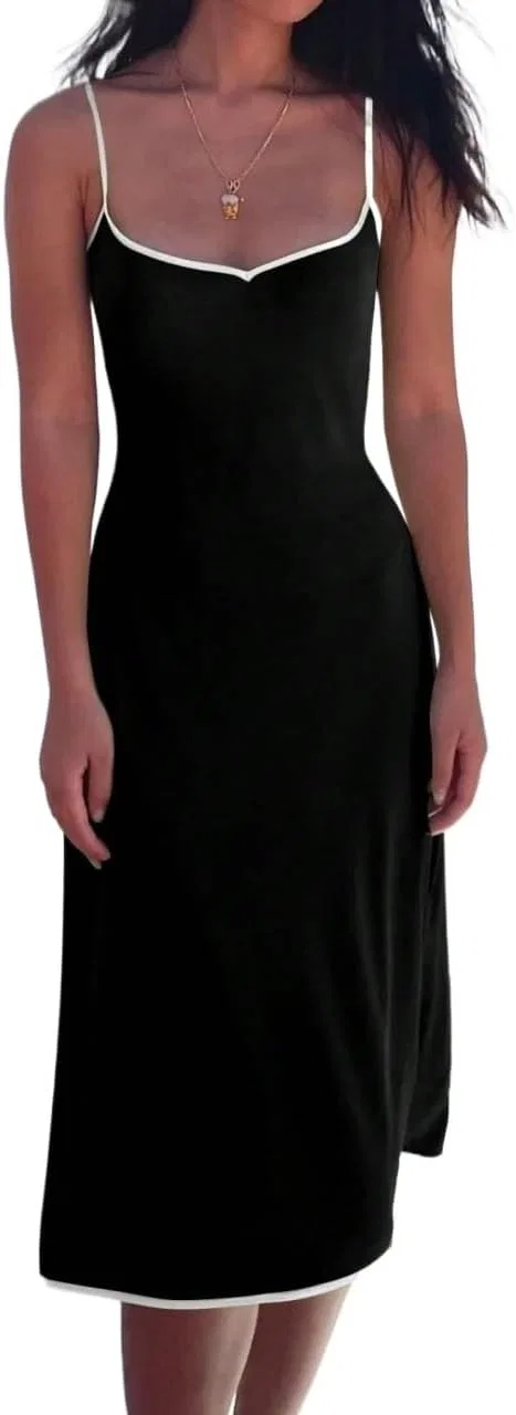 Женское платье-безрукавка цветблок Slimming Fit, Black