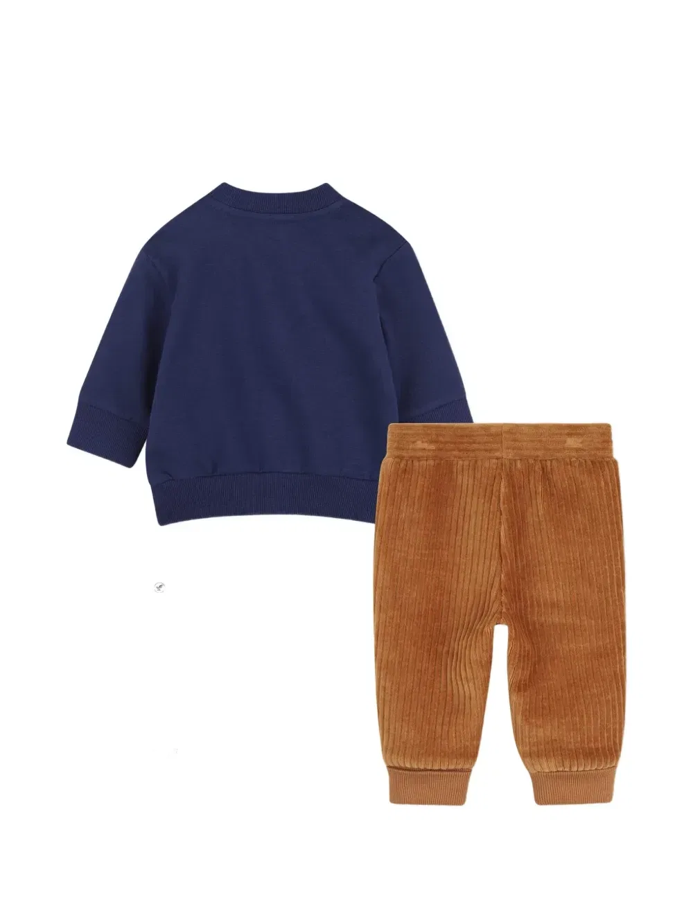 Комплект из топа и брюк с принтом Timberland Kids, синий — фото 2
