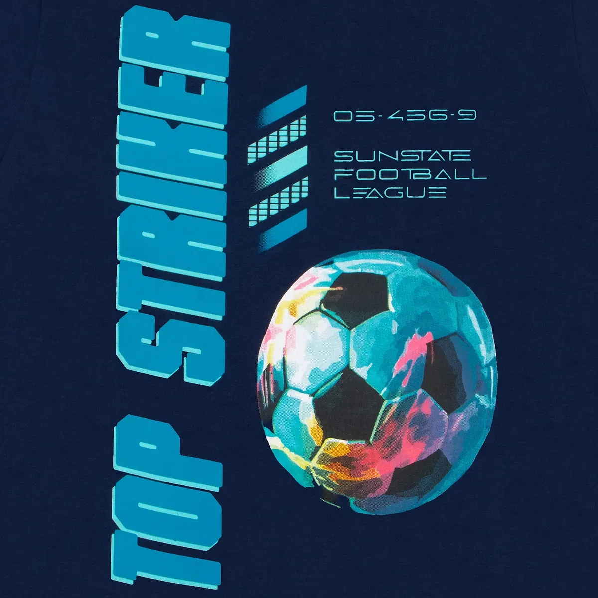 Детский комплект пижамы с шортами Football Harry Bear, Multi — фото 3