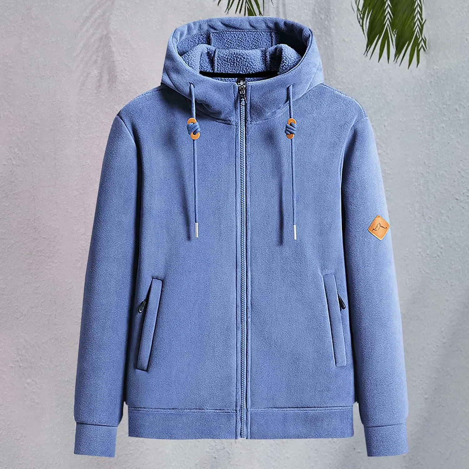 Женское тёплое спортивное пальто из флиса Thai Jacket, Blu — фото 3