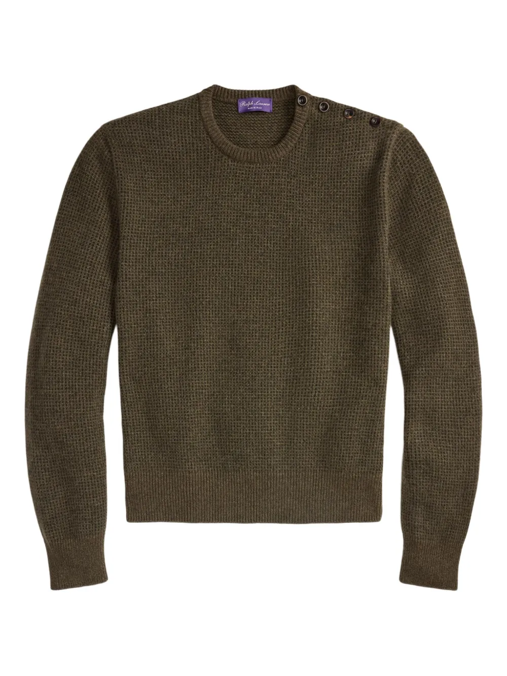 

Свитер с пуговицами Ralph Lauren Purple Label, зеленый