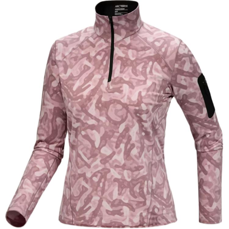 

Arcteryx Куртка RHO FW24 Zip Neck Print женская черная