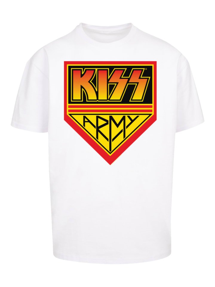 

Футболка F4NT4STIC Heavy Oversize T-Shirt Kiss Army Logo, белый