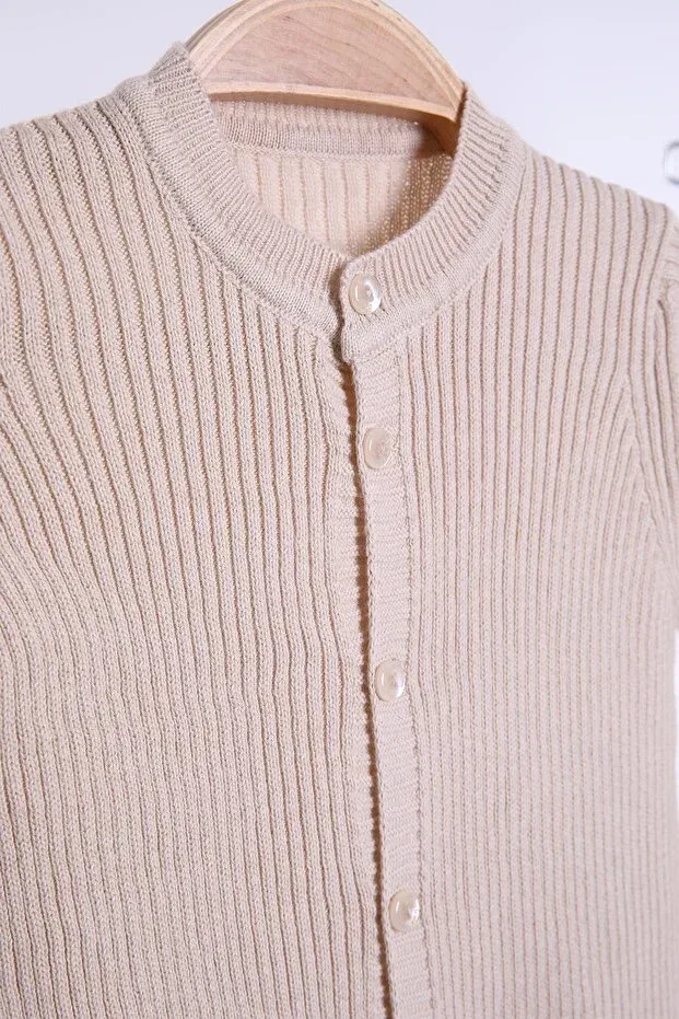 Детский комплект боди-комбинезонов органический трикотажный Babyhola, Beige — фото 3
