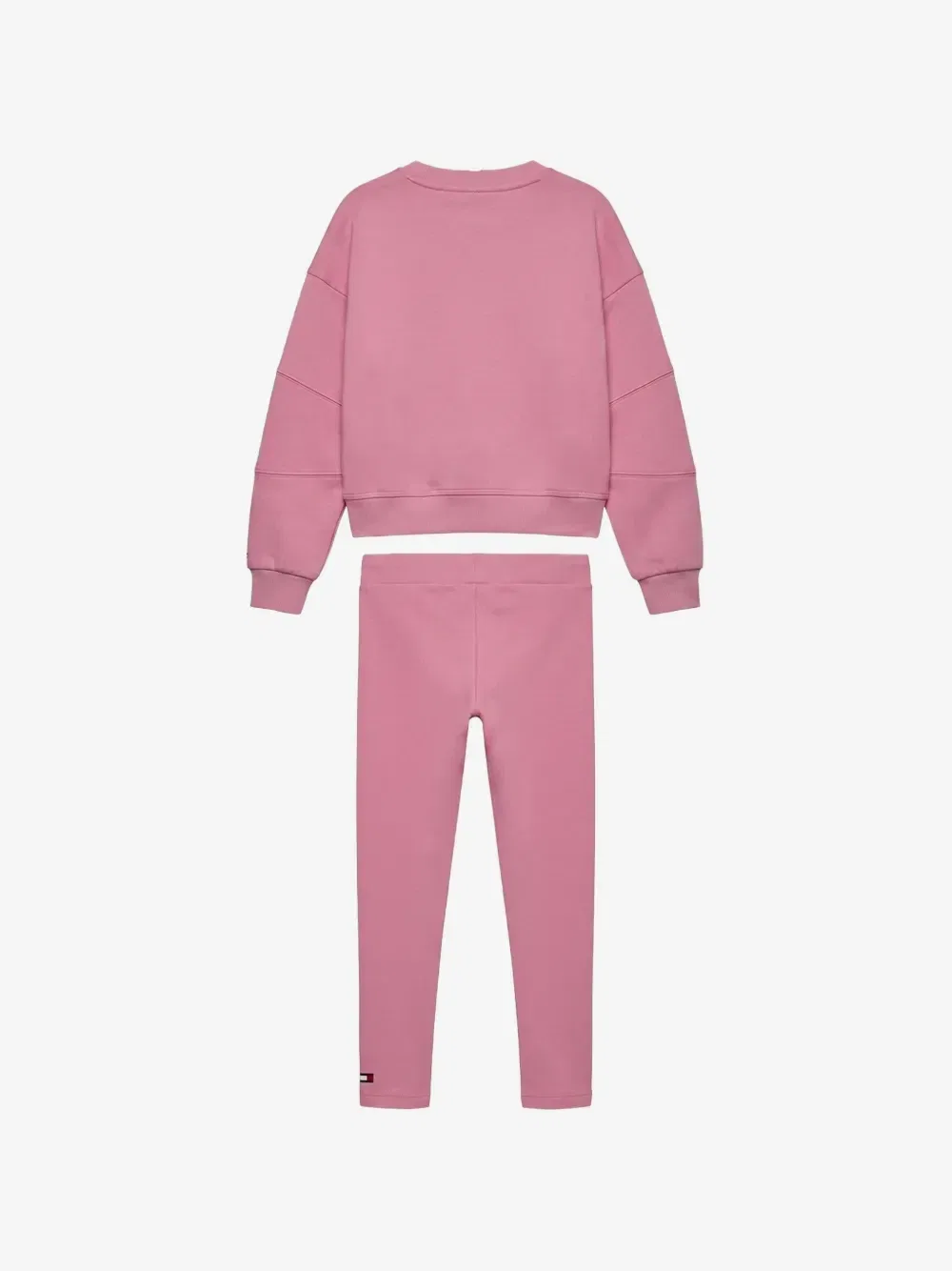 Спортивный костюм с круглым вырезом Tommy Hilfiger Junior, розовый — фото 2