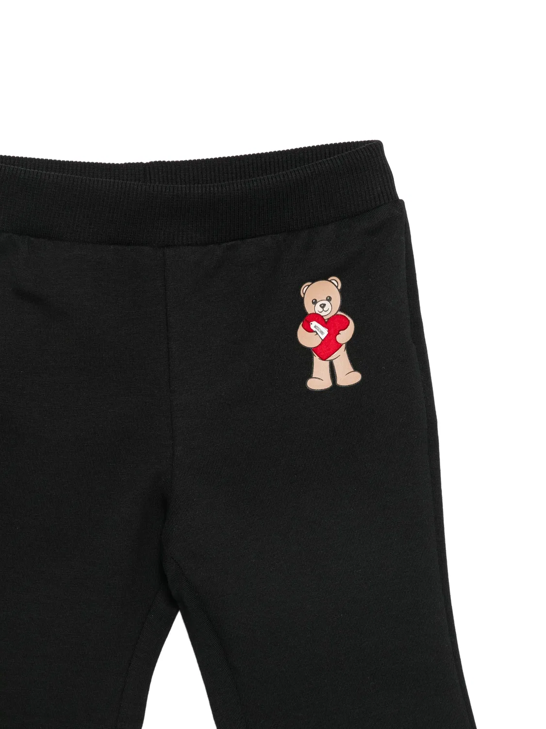 Расклешенные брюки Teddy Bear Moschino Kids, черный — фото 3