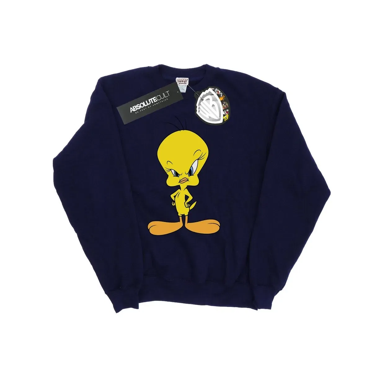 Детский свитшот с принтом Tweety Angry Looney Tunes, Navy — фото 2