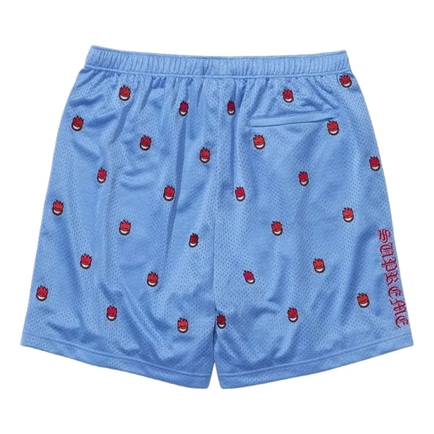 Мужские шорты с принтом Supreme x Spitfire SS26 Mesh Short, синий