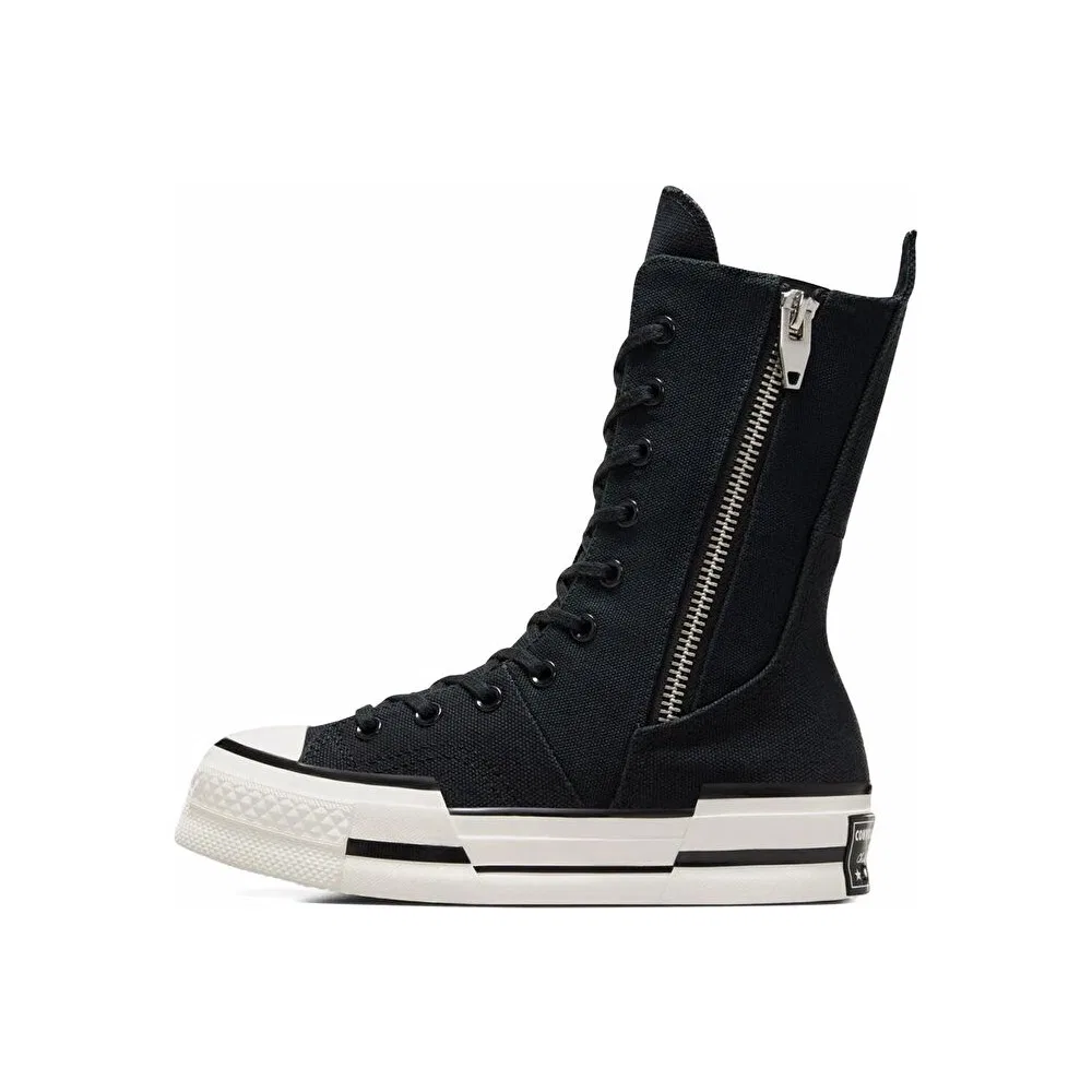 Детские кроссовки на платформе высокие Converse Chuck 70 Plus XHi, Black — фото 2