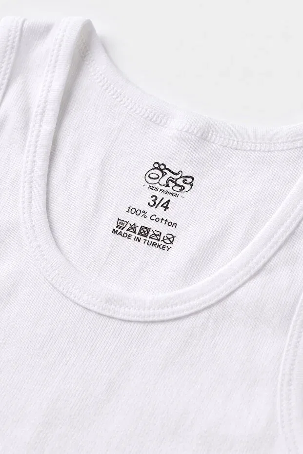 Детское для мальчиков нижнее белье хлопковое комплект 5 шт Premium boys' 5-piece Öts, White — фото 4
