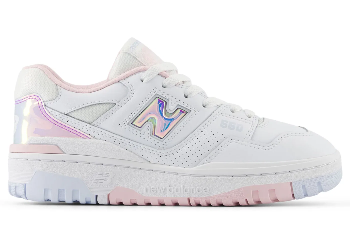 Детские кроссовки Lifestyle New Balance 550, White/Rose Sugar