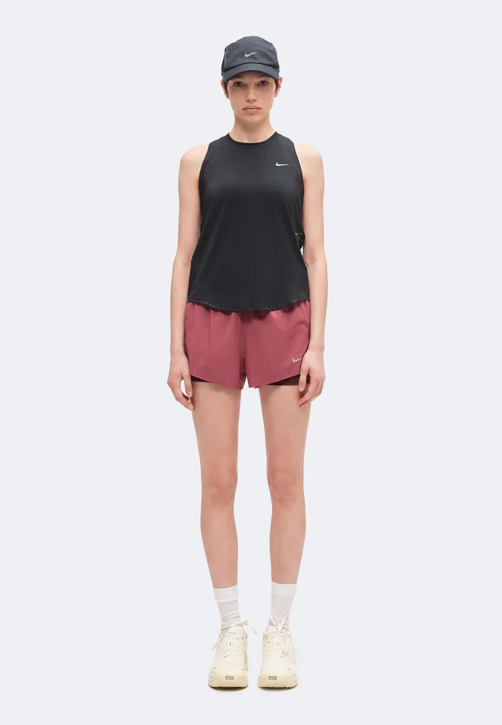 W nk swift df tank stndrd - top Nike Performance, Black — фото 2