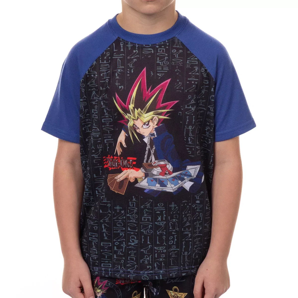 Детский комплект пижам для мальчиков с принтом Yu-Gi-Oh! It's Time to Duel INTIMO, Black — фото 3