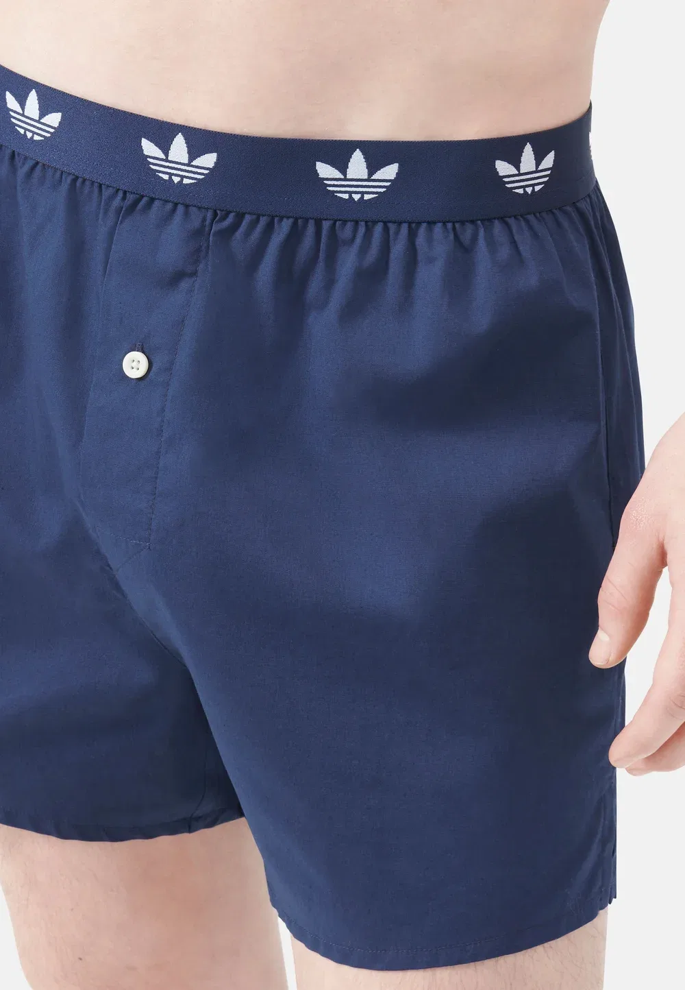Комплект из 2 боксерских шорт Adidas Originals, Dunkelblau Hellblau — фото 4