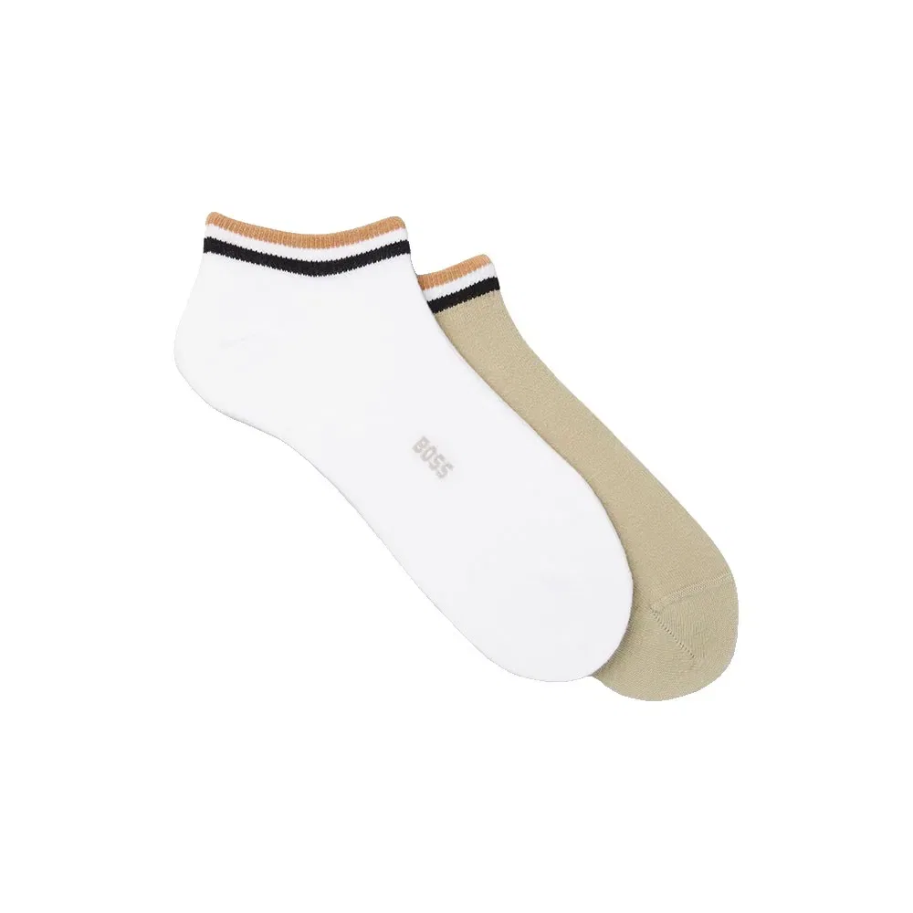 Носки BOSS Uni Stripe 2 пары, зеленый