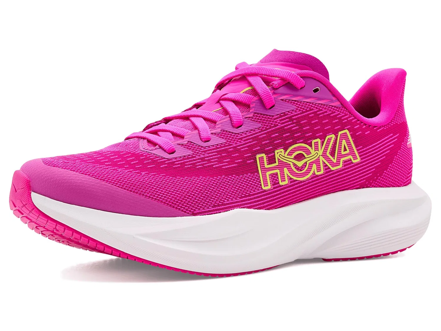 Кроссовки Mach 7 (для больших детей) Hoka Kids, Fuchsia/Neon Dragonfruit