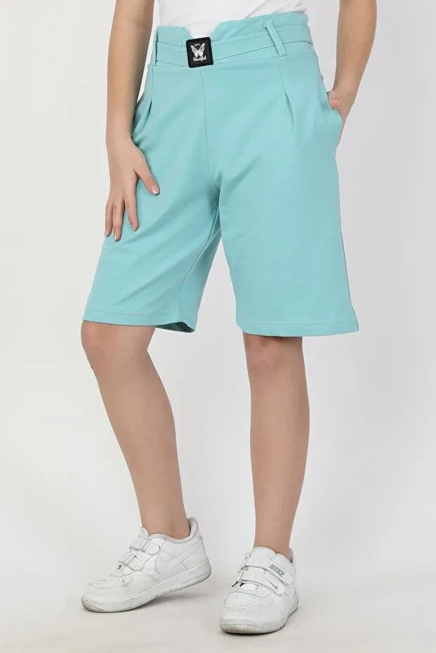Детское капри для девочек с карманами Sportswear Asyakids Club, Green — фото 3