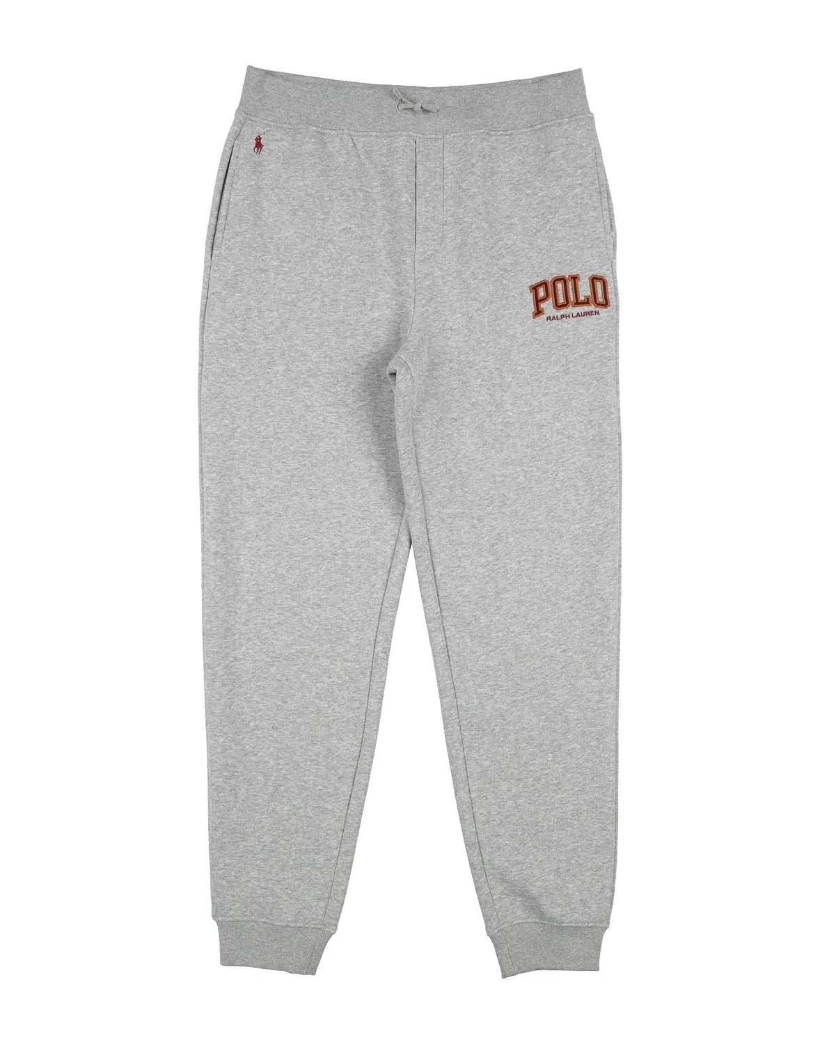 Детские штаны из флиса с логотипом Polo Ralph Lauren, светло-серый