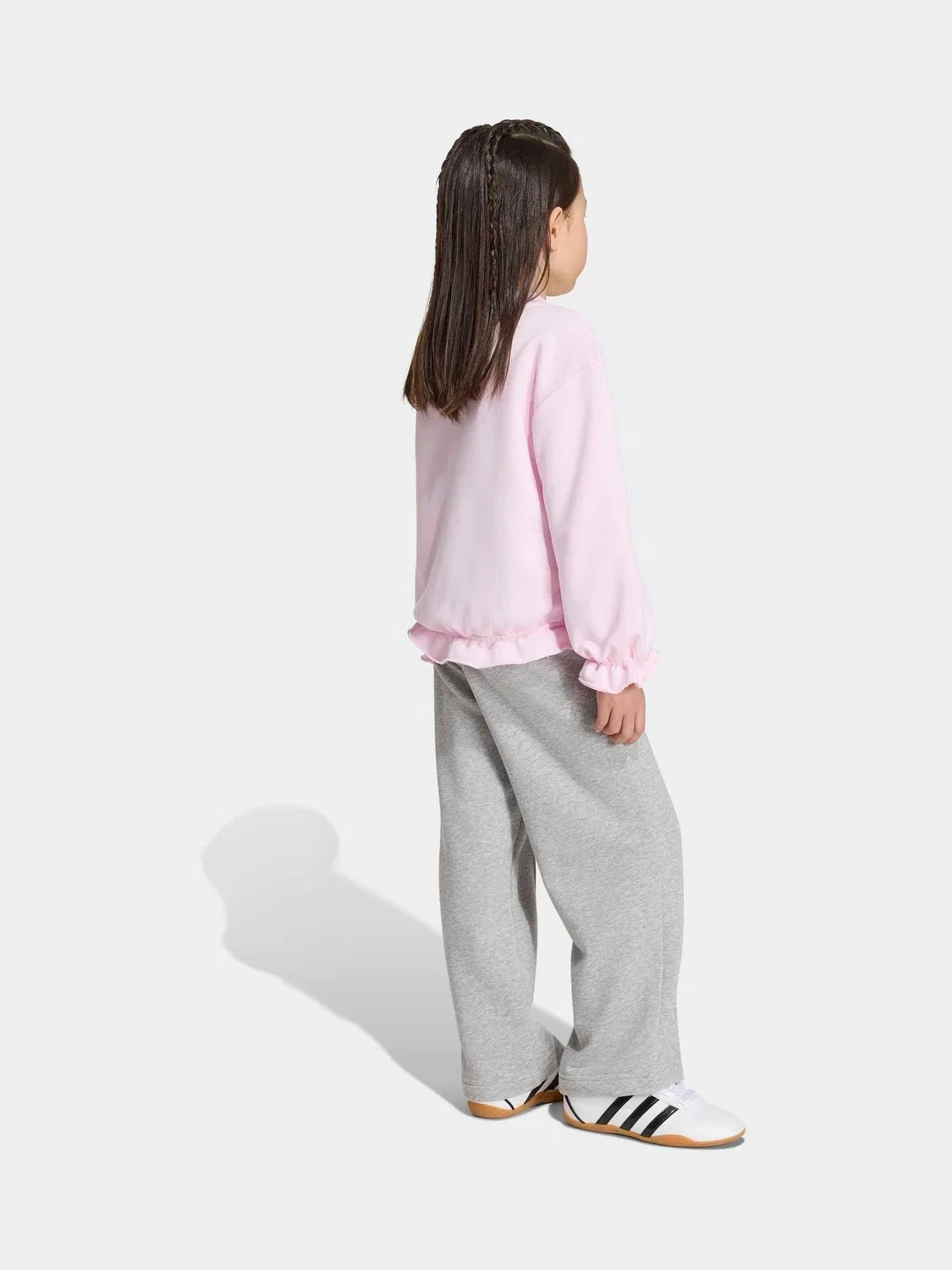 Спортивный костюм Seasonals Ruffles Sweatset adidas, розовый — фото 2