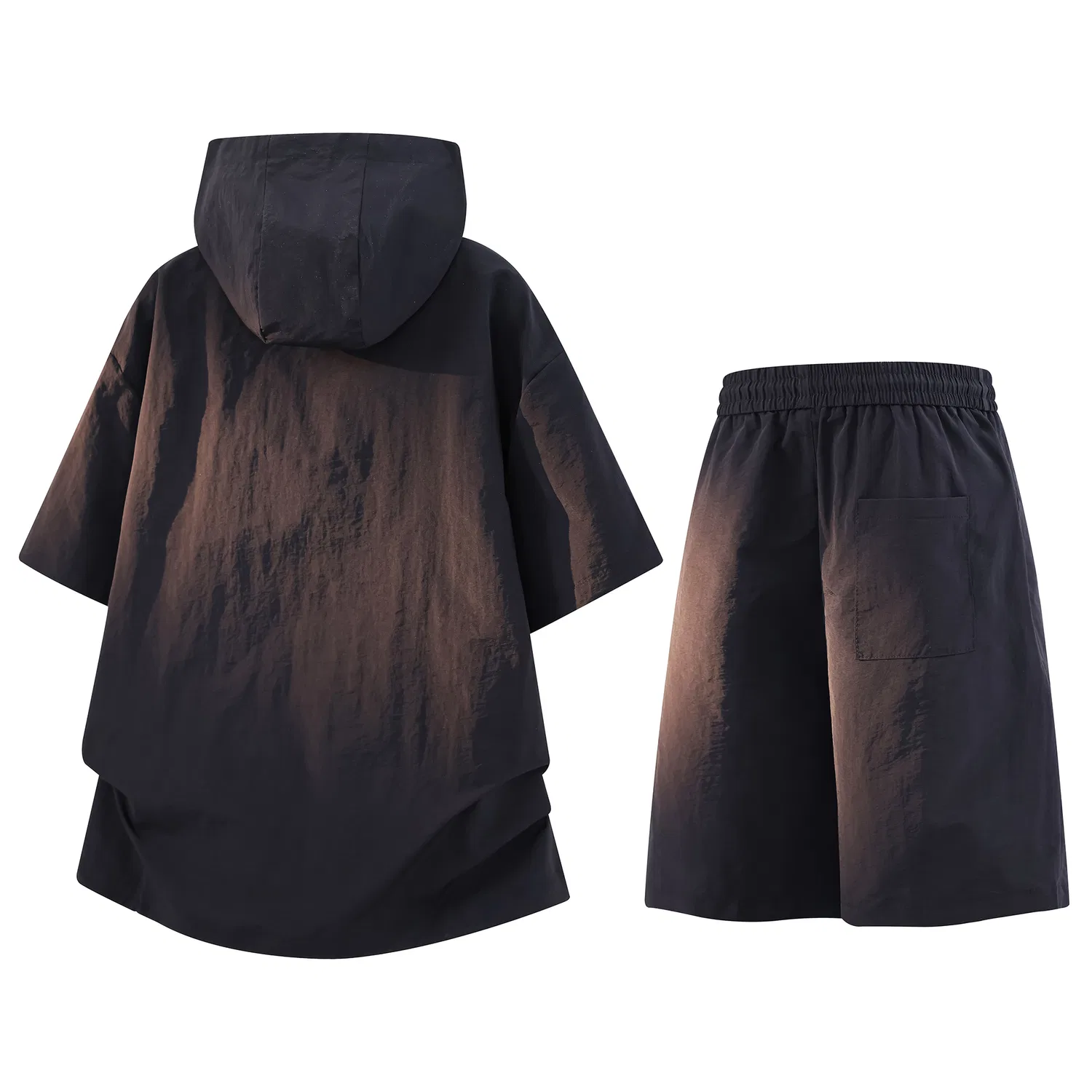 Детский спортивный комплект с принтом Jeep Horseback Riding Casual Collection Sports Suit, Black Top+Black Shorts, Jeep, Black — фото 4