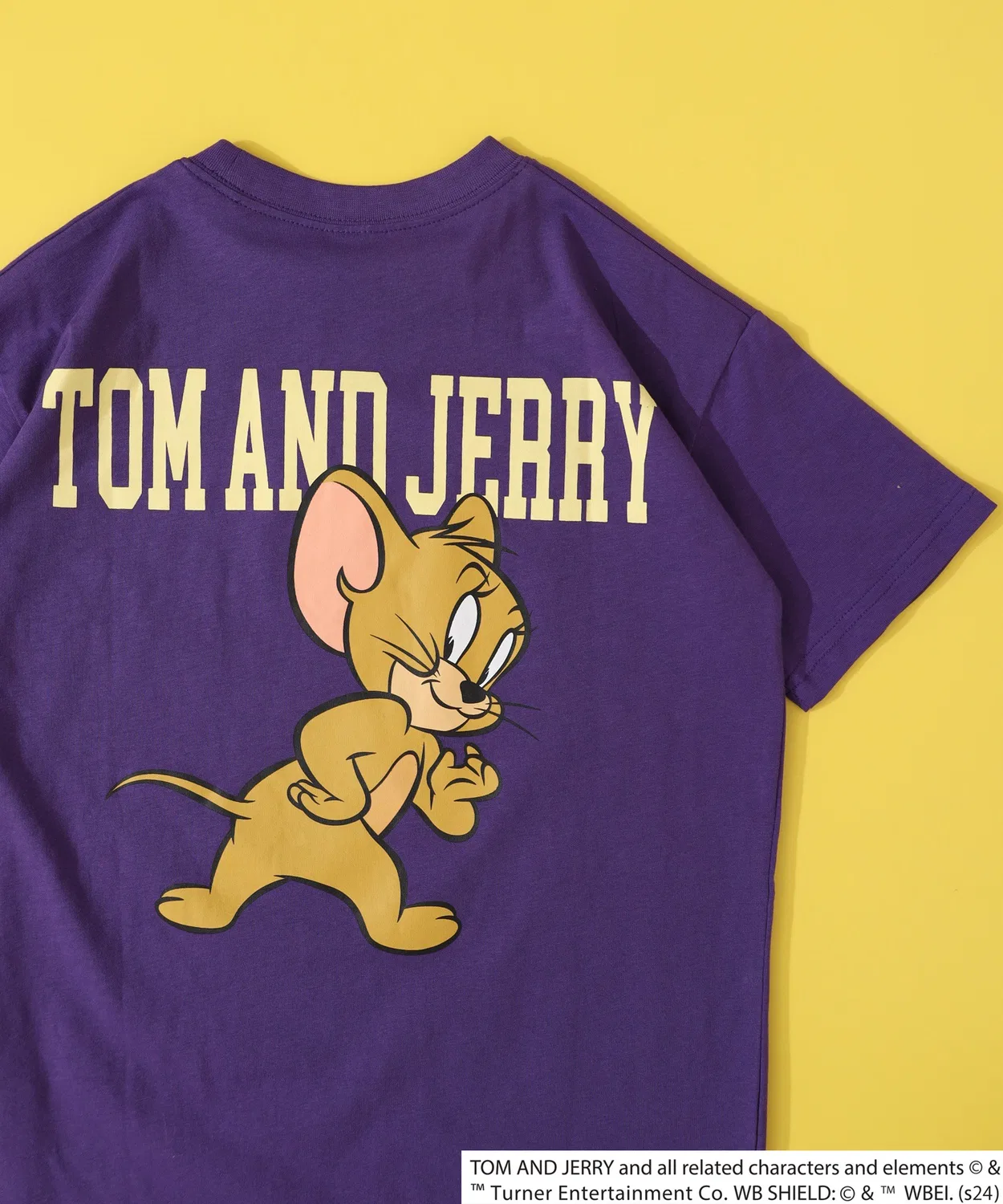 Детское платье-оверсайз с принтом TOM&JERRY, Purple