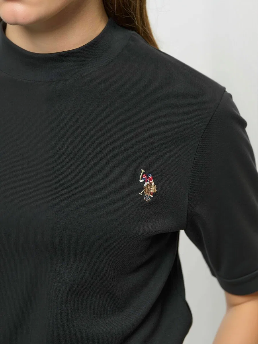 Топ 'UWLene' черного цвета U.S. POLO ASSN. — фото 4