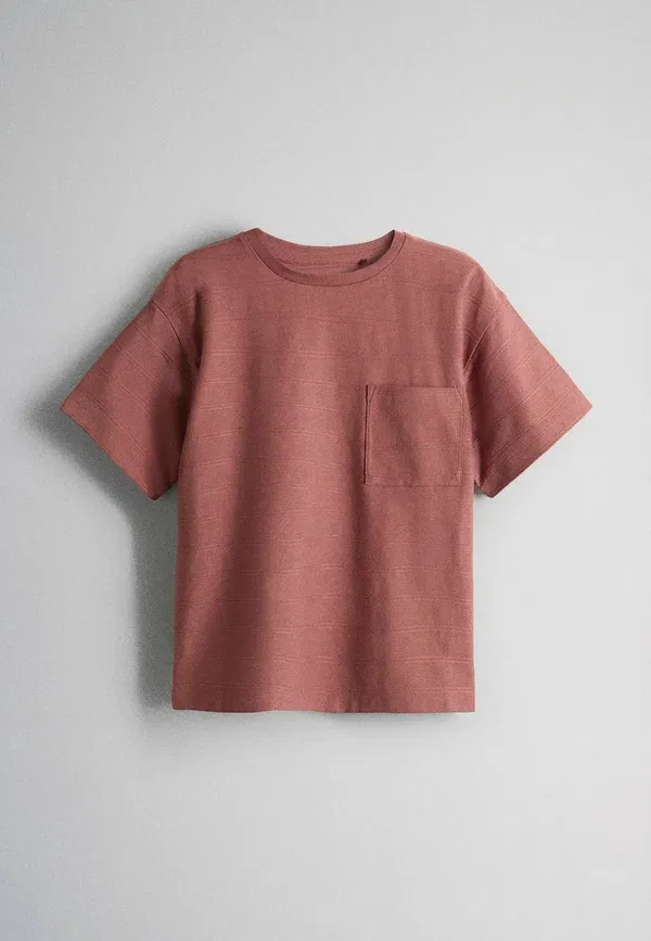 Комплект из 3 футболок с коротким рукавом Basic T-shirt, The Set, коричневый, кремовый, ржавый — фото 3