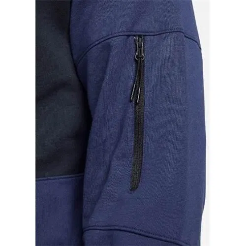 Мужской свитшот с капюшоном Nike Tech Fleece, Цвет Navyblau — фото 4