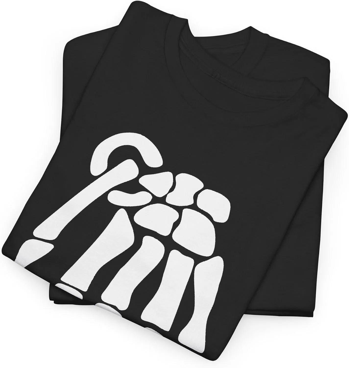 Мужская футболка с принтом Grenade Skeleton Gloves, чёрный — фото 3
