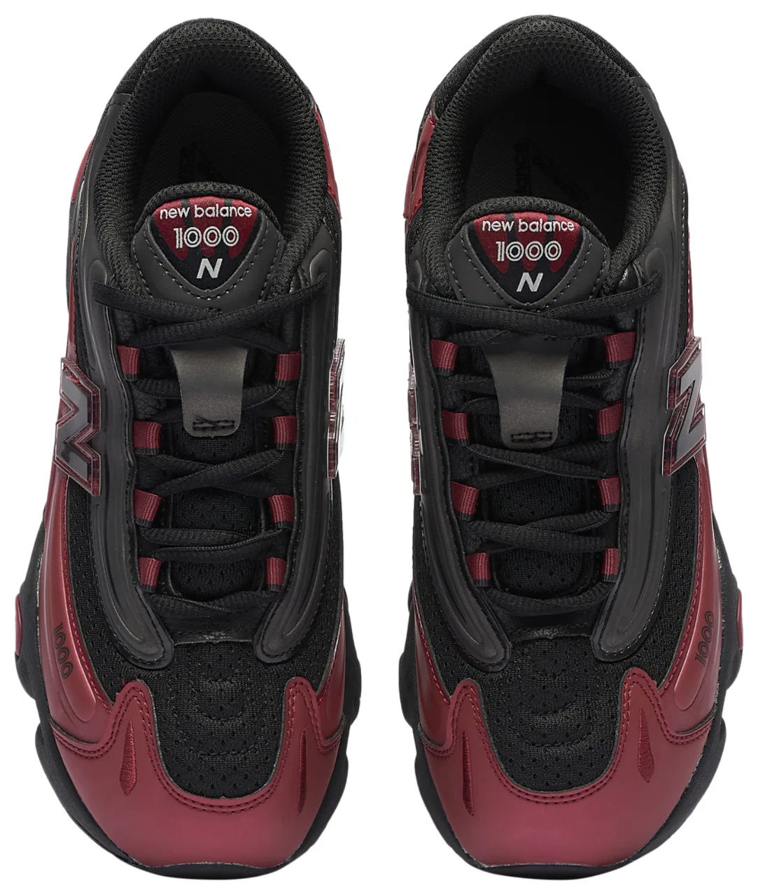 Кроссовки для мальчиков 1000 New Balance, цвет Black/Red Metallic — фото 4