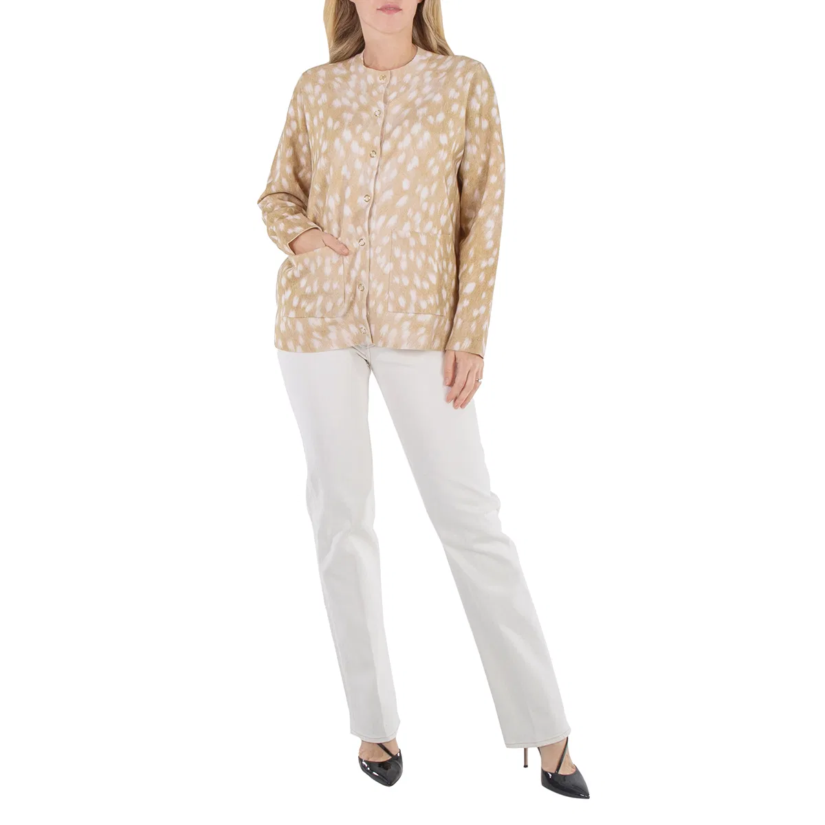 Джинсы из стрейч-хлопка с прямым кроем Stretch-Cotton Denim Jeans Polo Ralph Lauren, Cream — фото 4
