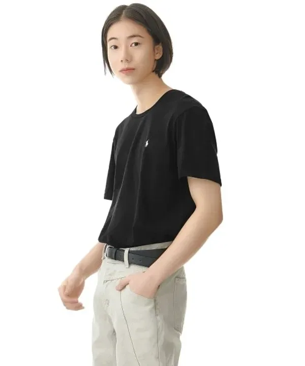 Футболка с длинным рукавом жидкий хлопок, Polo Ralph Lauren, черный — фото 2