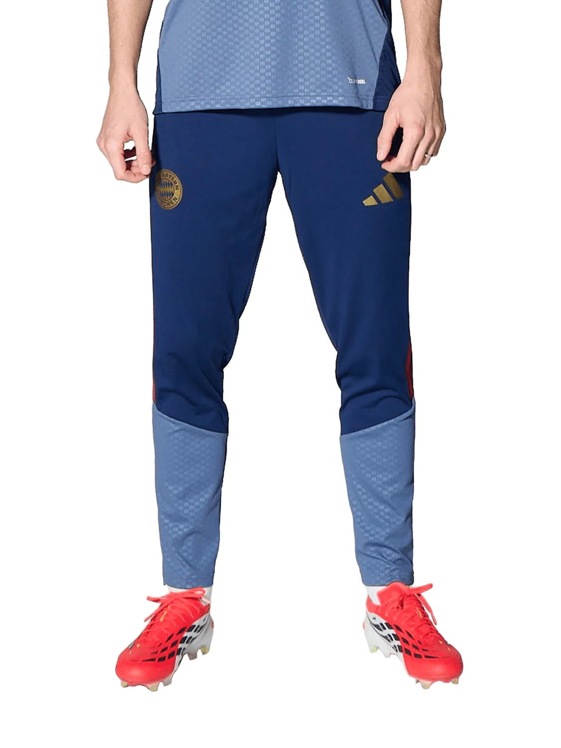 Спортивные брюки Adidas Performance Slim fit FC Bayern München 26/27 цвета опал, темно-синий — фото 3
