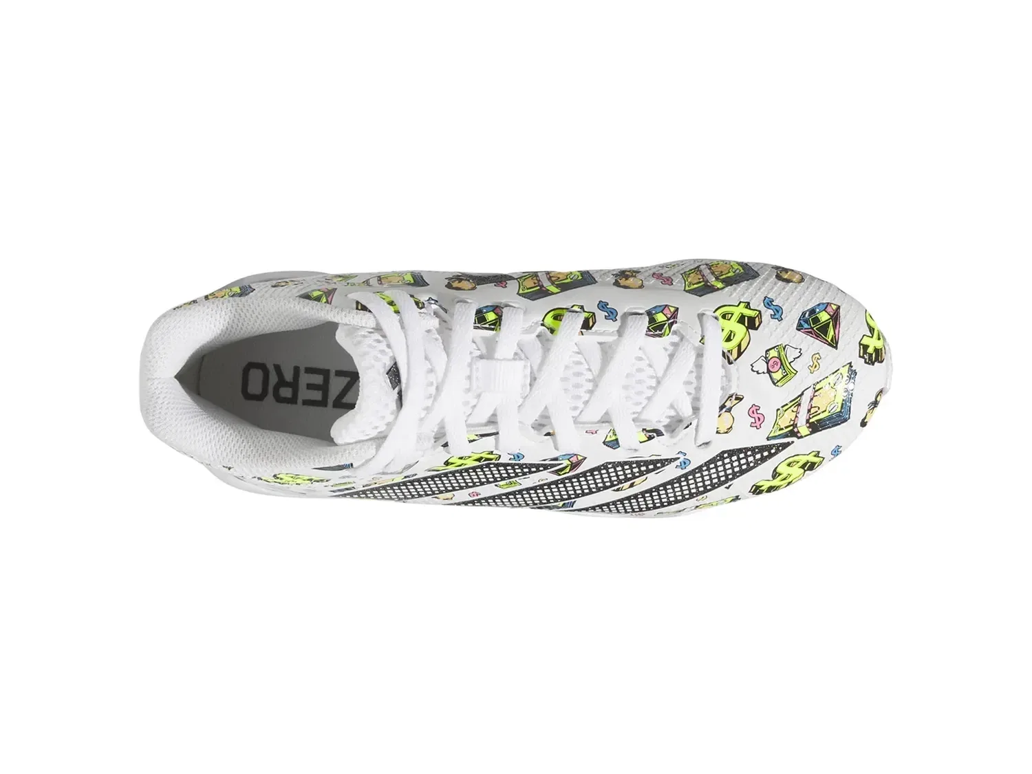 Кроссовки футбольные Adizero Impact.2 Kids' adidas, белый — фото 3