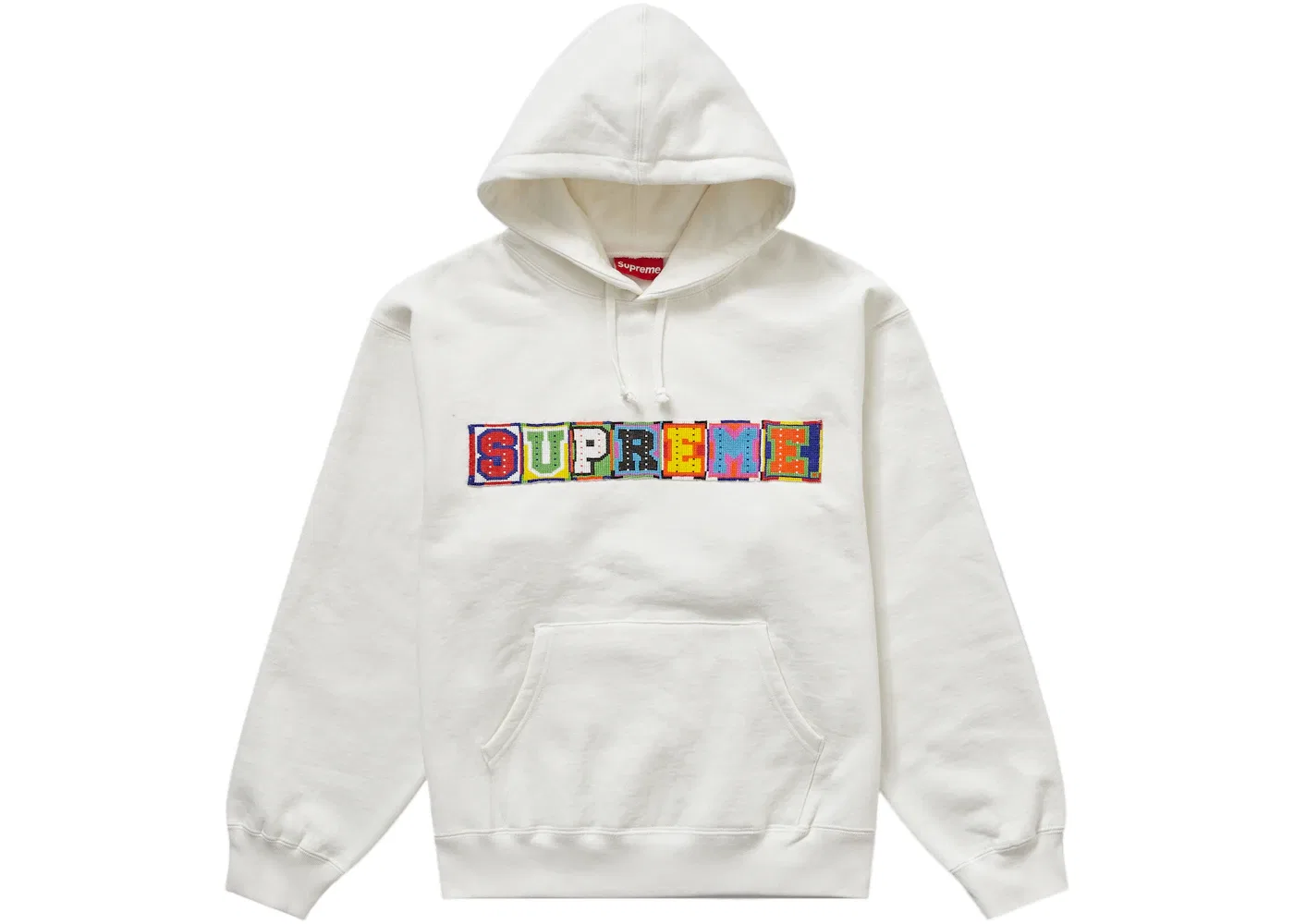 Мужская худи с капюшоном Supreme Sweatshirt (SS23), White