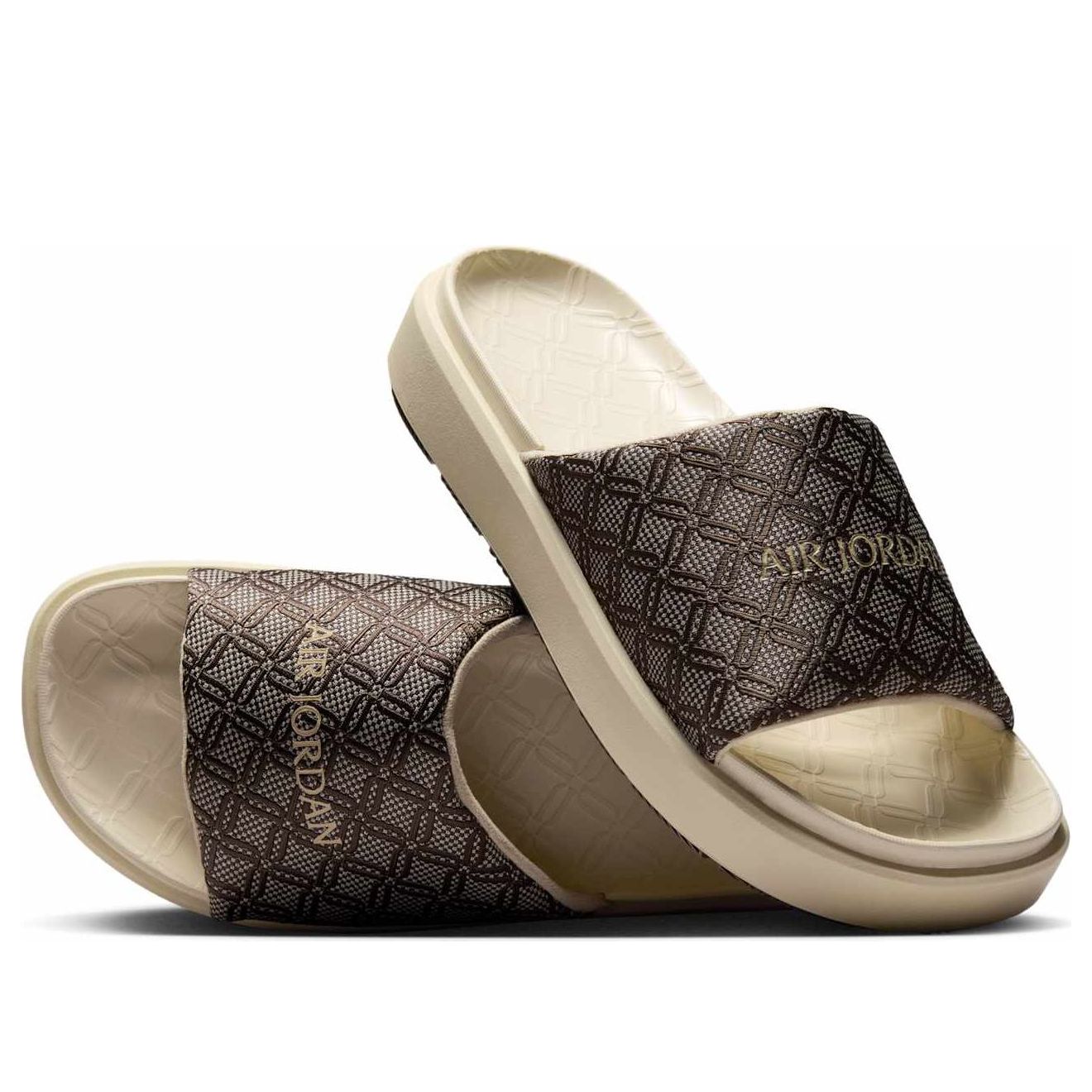 Шлепанцы (WMNS) Air Jordan Sophia Slides 'Rattan Baroque Brown' — фото 3