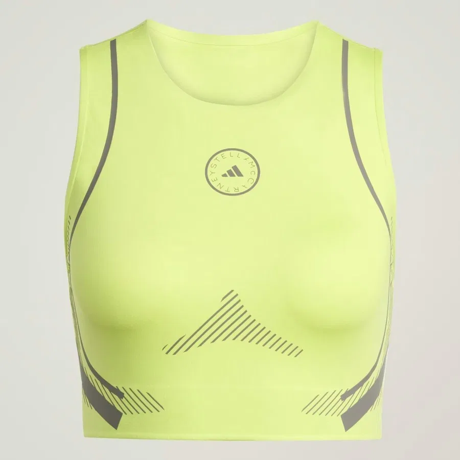 Спортивный топ adidas by Stella McCartney aSMC TPA CR JJ0111, Зеленый