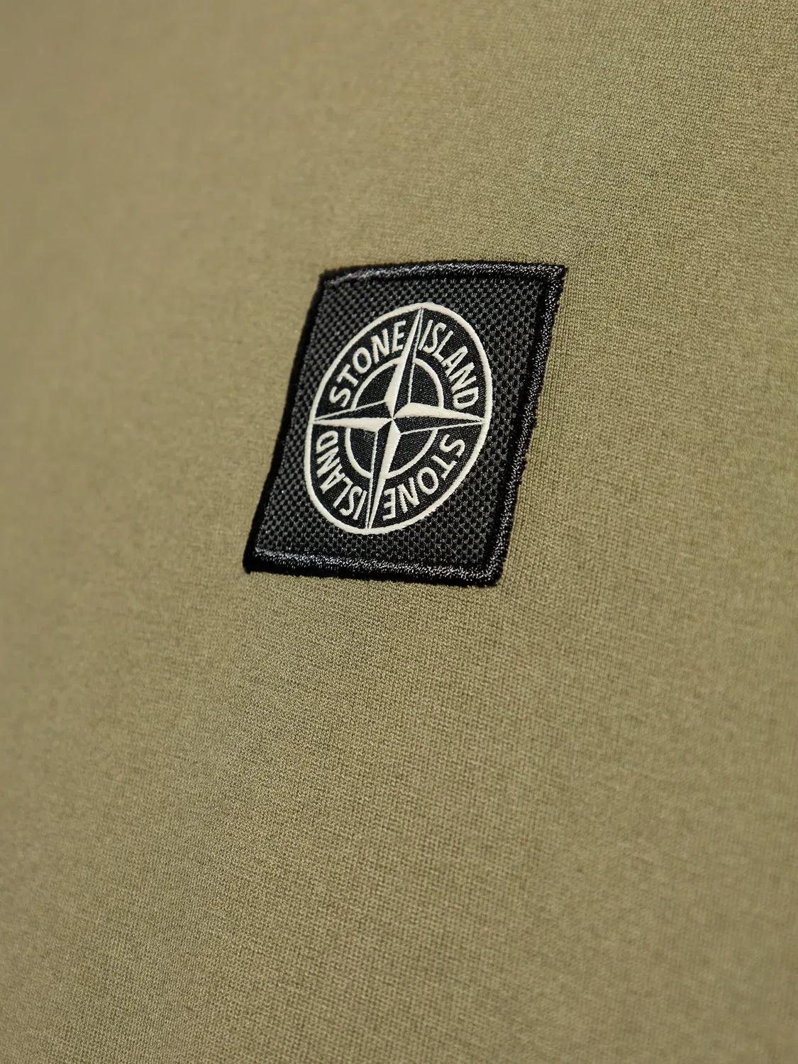 Футболка с аппликацией Compass, зеленая Stone Island, зеленый — фото 3