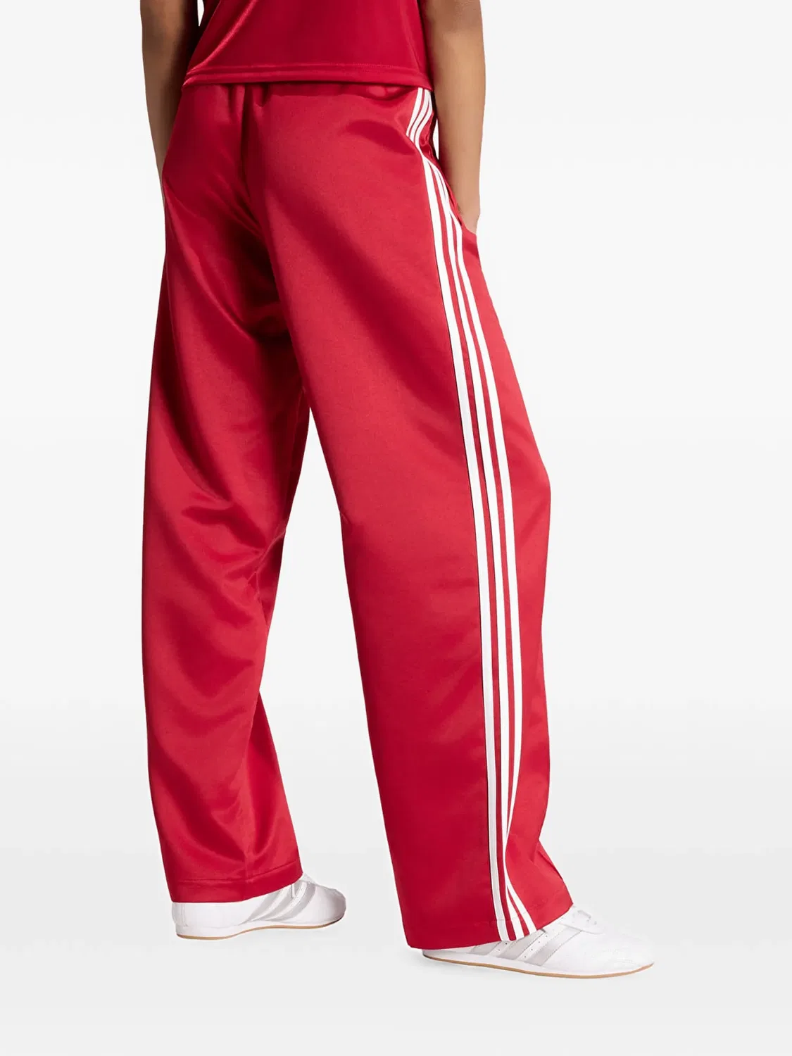 Свободные спортивные штаны Sst Adidas, красный — фото 3