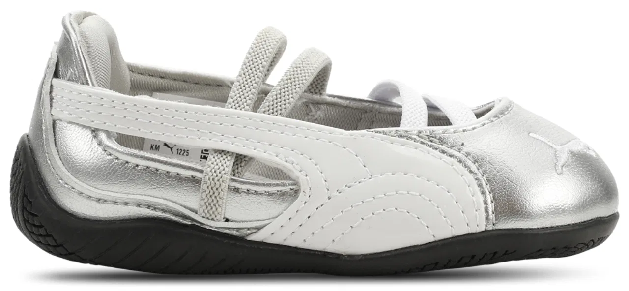 Кроссовки для девочек Speedcat Ballet PUMA, белый/серый