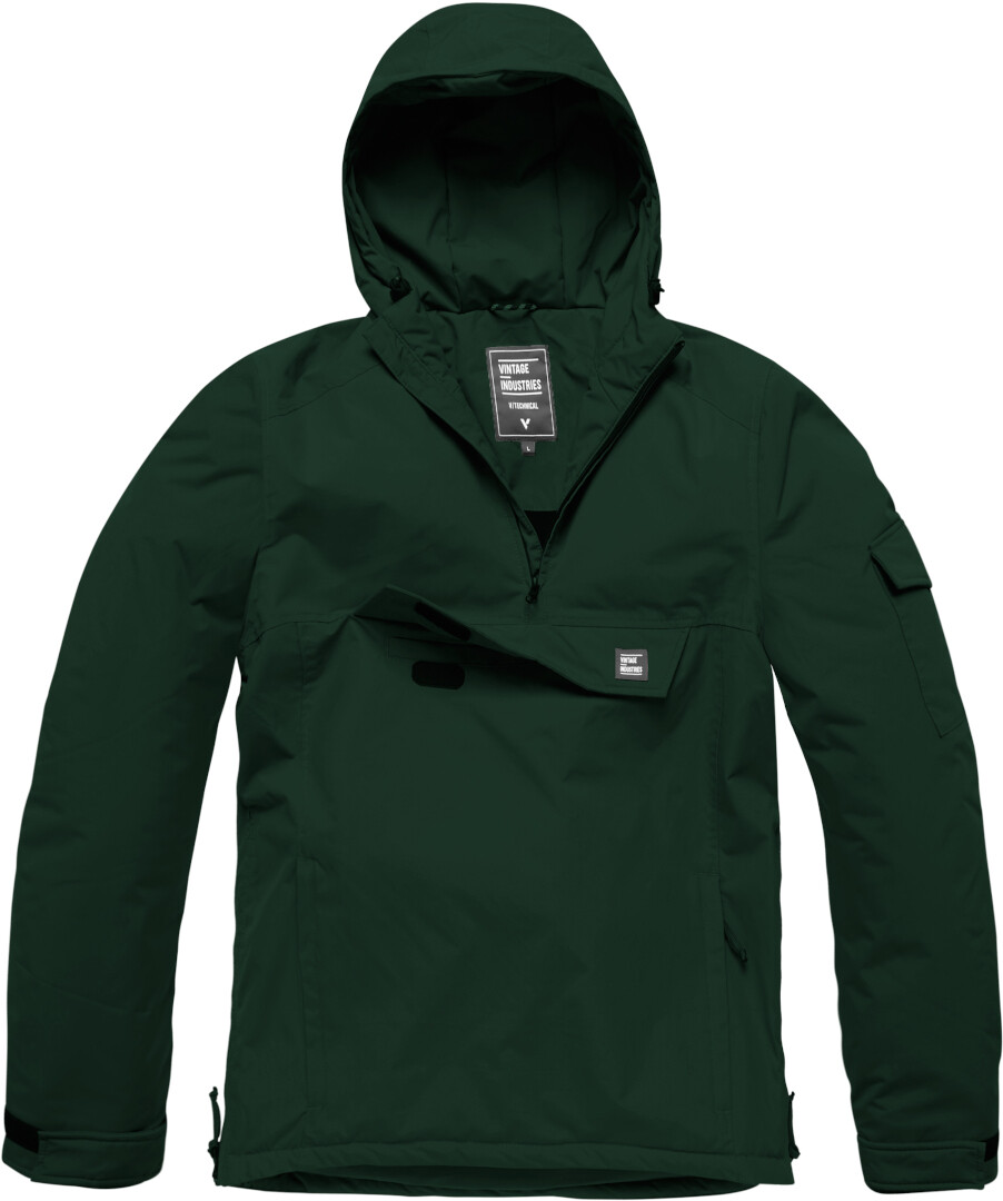 

Куртка Vintage Industries Wallace, зеленая, Зеленый, Куртка Vintage Industries Wallace, зеленая