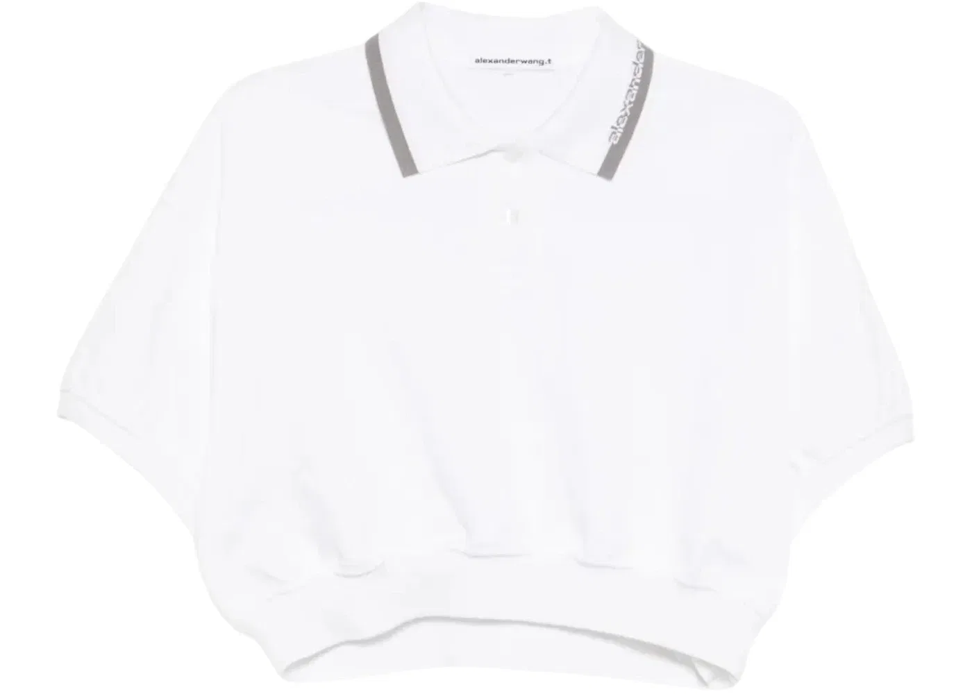 Женское поло с коротким рукавом Polo Alexander Wang, White