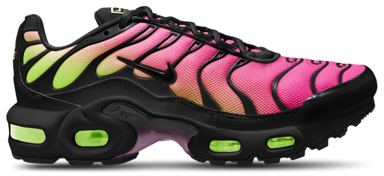 Кроссовки для девочек Air Max Plus Nike, цвет Black/Hyper Pink/Black
