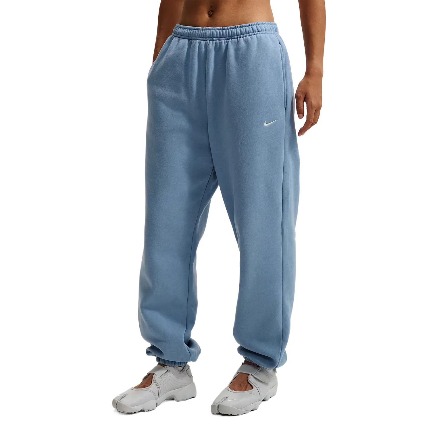 Женские спортивные штаны с манжетами Nike Work Blue/Sail White