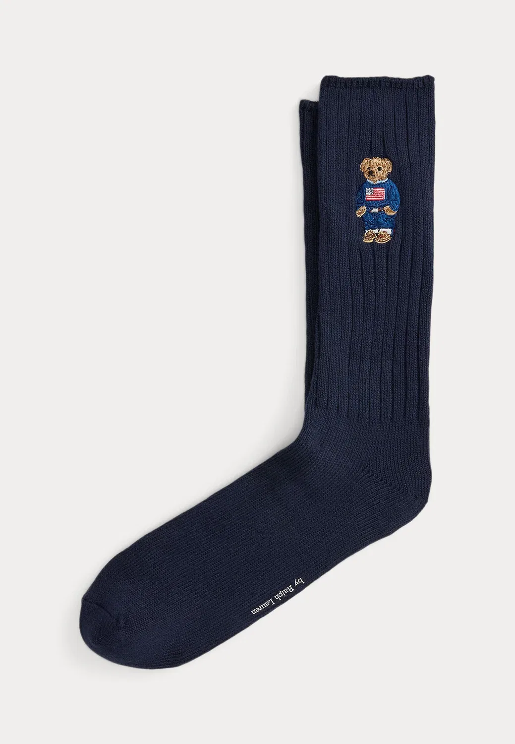 Носки Polo bear из хлопковой смеси средней высоты - носки Polo Ralph Lauren, Navy