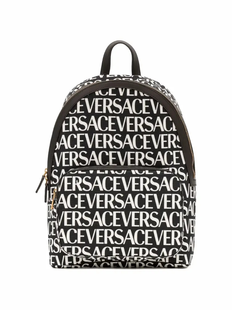 

Текстильный рюкзак с монограммой Versace