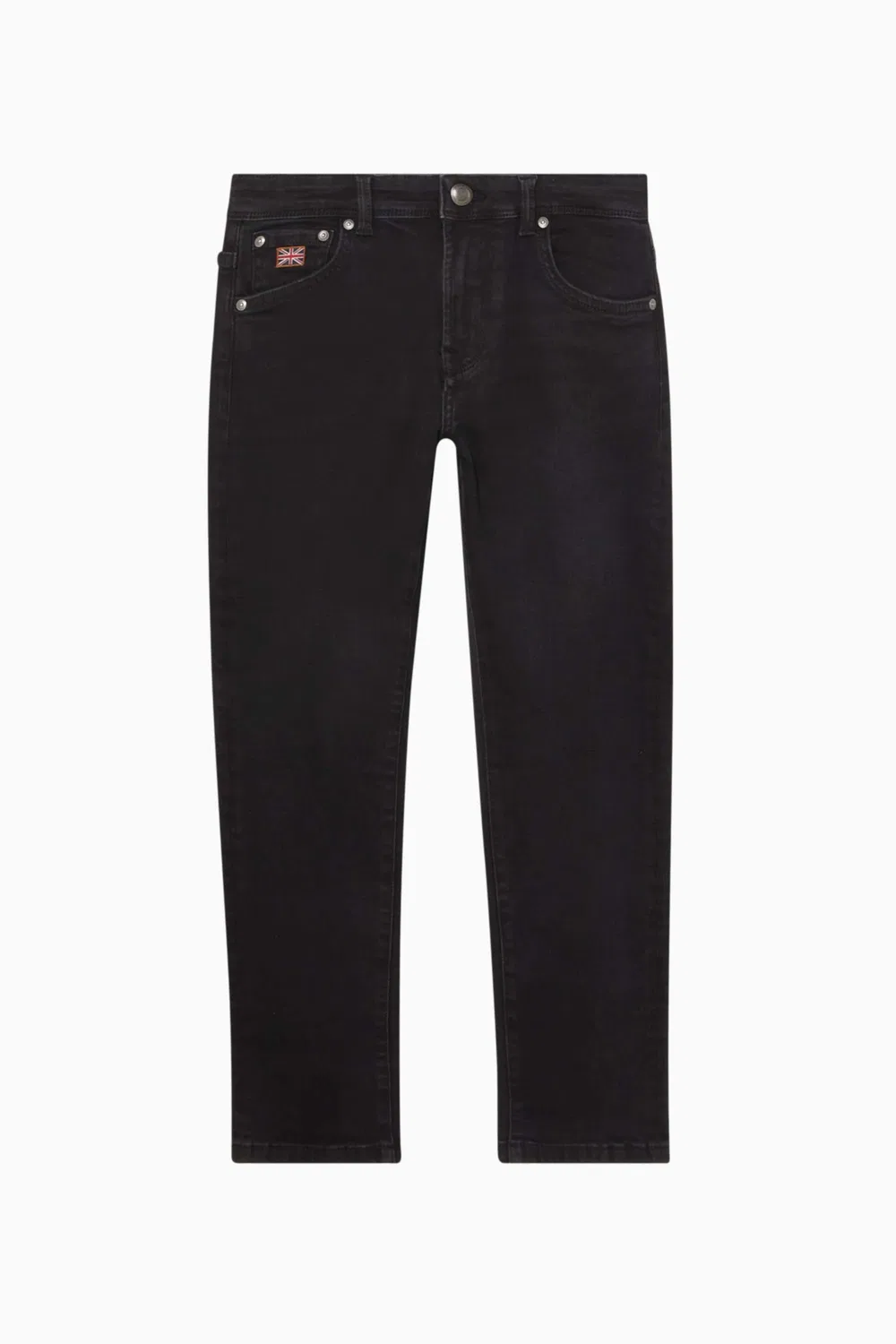Джинсы с эффектом потертости Faded Jeans Hackett London
